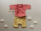 Phalguni - Kala Cotton Baby Jhabla & Organic Cotton Pants Set