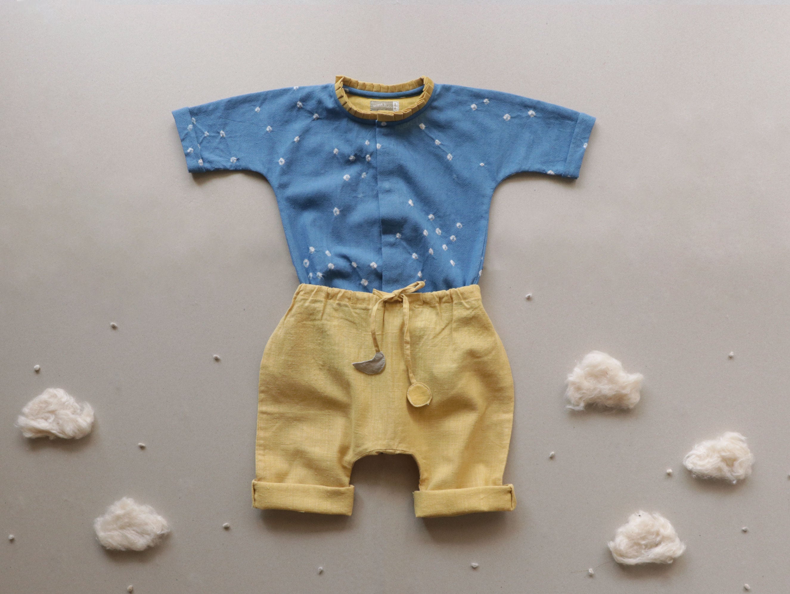 Atira - Kala Cotton Baby Onesie/ Onesie Pant Set