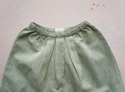 Leaf Green Pleated Pants