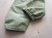 Leaf Green Pleated Pants