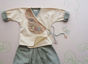 ‘Spyder & Buguette’ Baby Jhabla Pant Set