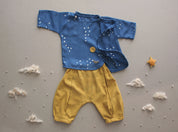 Hasta - Maheshwari Silk Baby Jhabla & Pants Set
