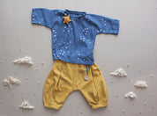 Hasta - Maheshwari Silk Baby Jhabla & Pants Set