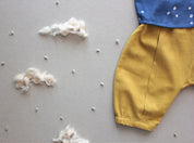 Hasta - Maheshwari Silk Baby Jhabla & Pants Set