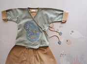 ‘Where Fish Play’ Jhabla pant set