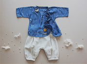 Pure Silk Jhabla Set for Newborn/Baby Girl/Boy | Aagghhoo