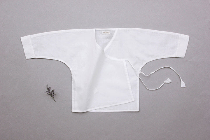 Single Layer Classic Wrap Jhabla & Pant Set