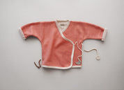 Vintage Wool Wrap - Baby Sweater - Red