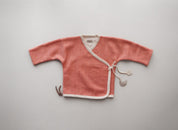 Vintage Wool Wrap - Baby Sweater - Red