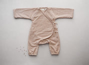 Snuggle up Winter Comfort-Suit - Brown & Off white stripes