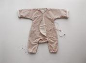 Snuggle up Winter Comfort-Suit - Brown & Off white stripes