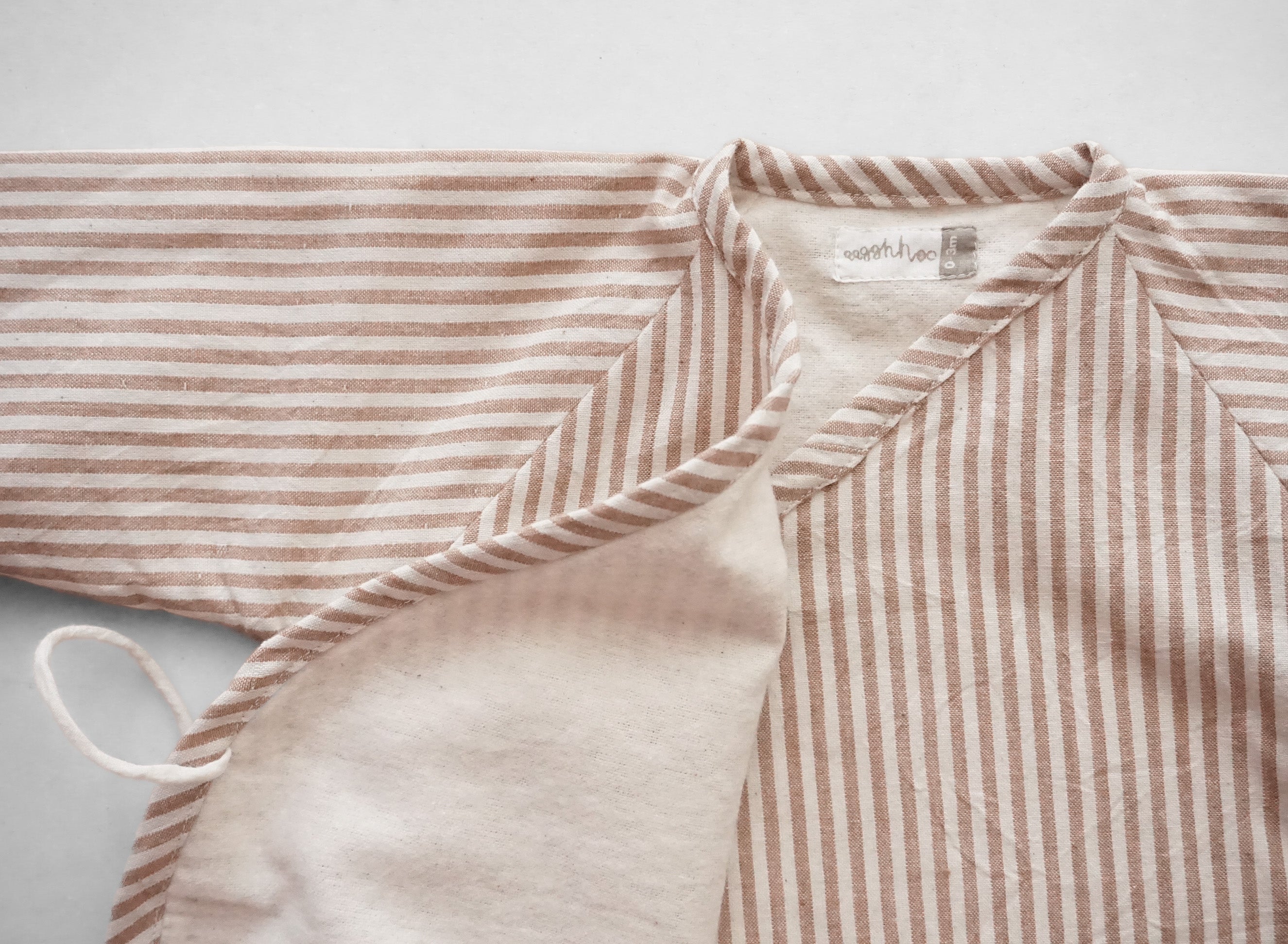 Snuggle up Winter Comfort-Suit - Brown & Off white stripes