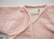 Snuggle up Winter Comfort-Suit - Pink & Off white stripes
