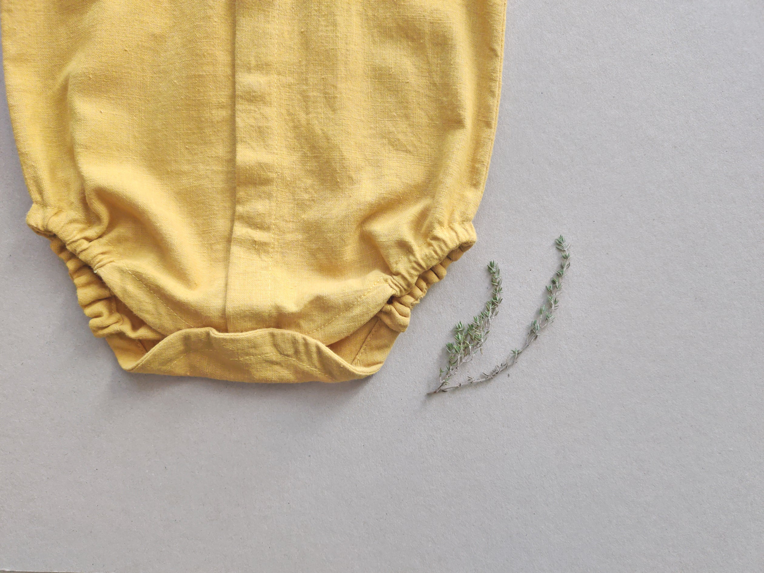 Earth Yellow Baby Onesie