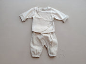 Peek-a-Boo Wrap Jamdani Set