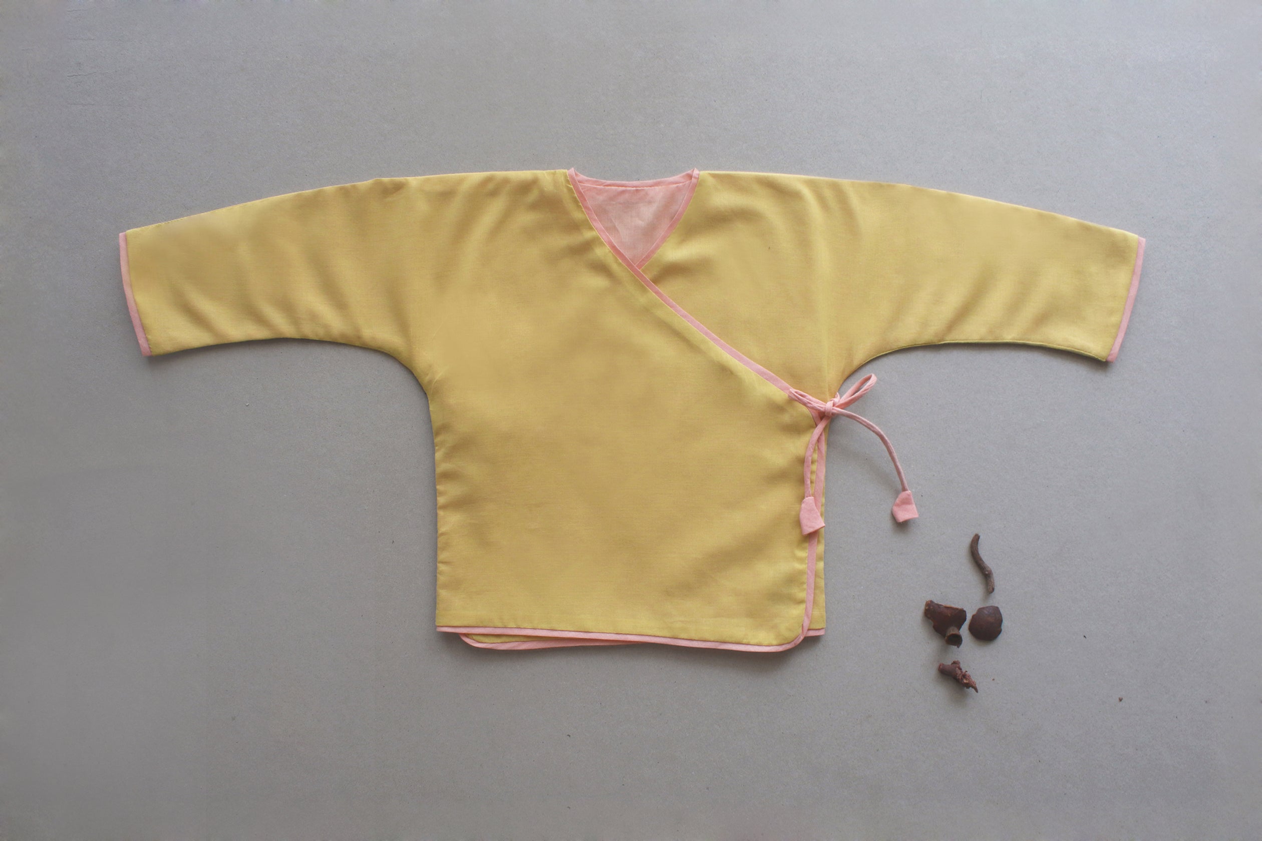 Sunshine Yellow Reversible Baby Jhabla Wrap