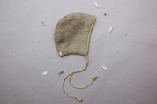 Tootling Minds Merino Wool Baby Cap - Olive