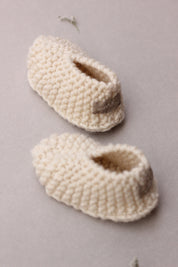 Vintage Baby Booties - Merino Wool