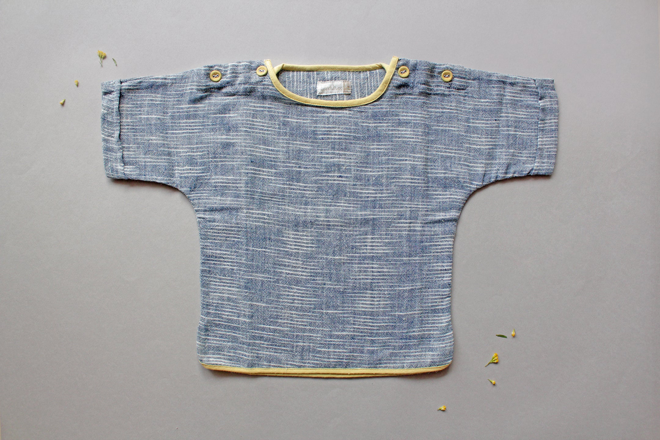 Indigo Trail Toddler Tee Ð Organic Natural – aagghhoo - Main Image