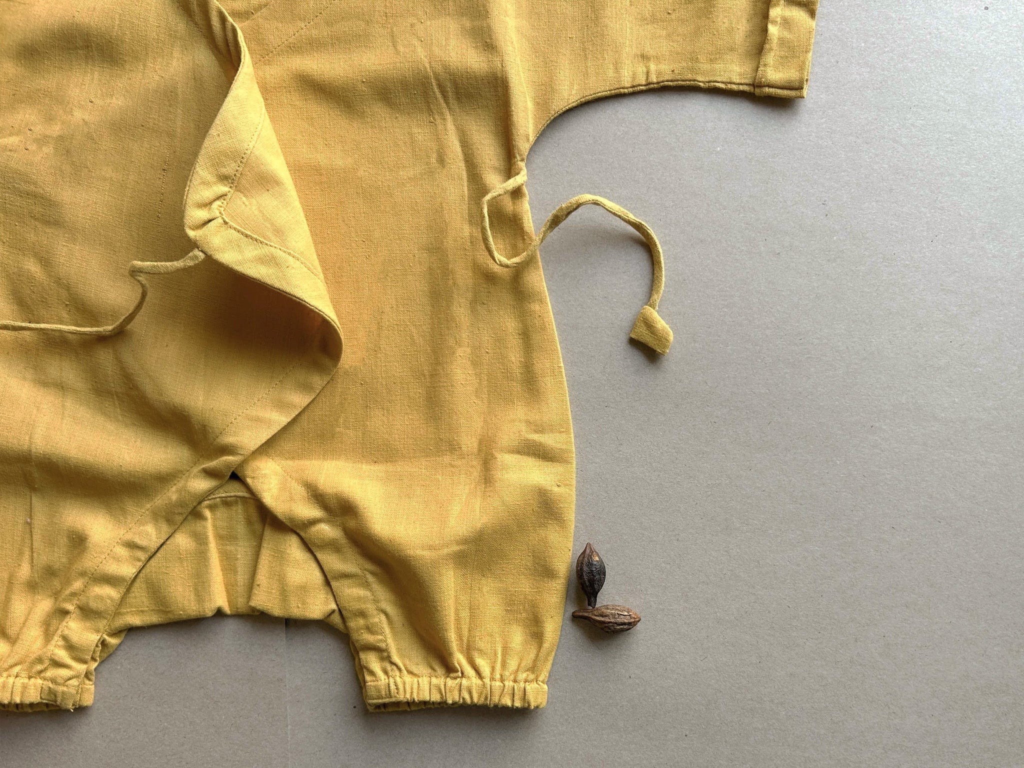 Earth Yellow Baby Romper