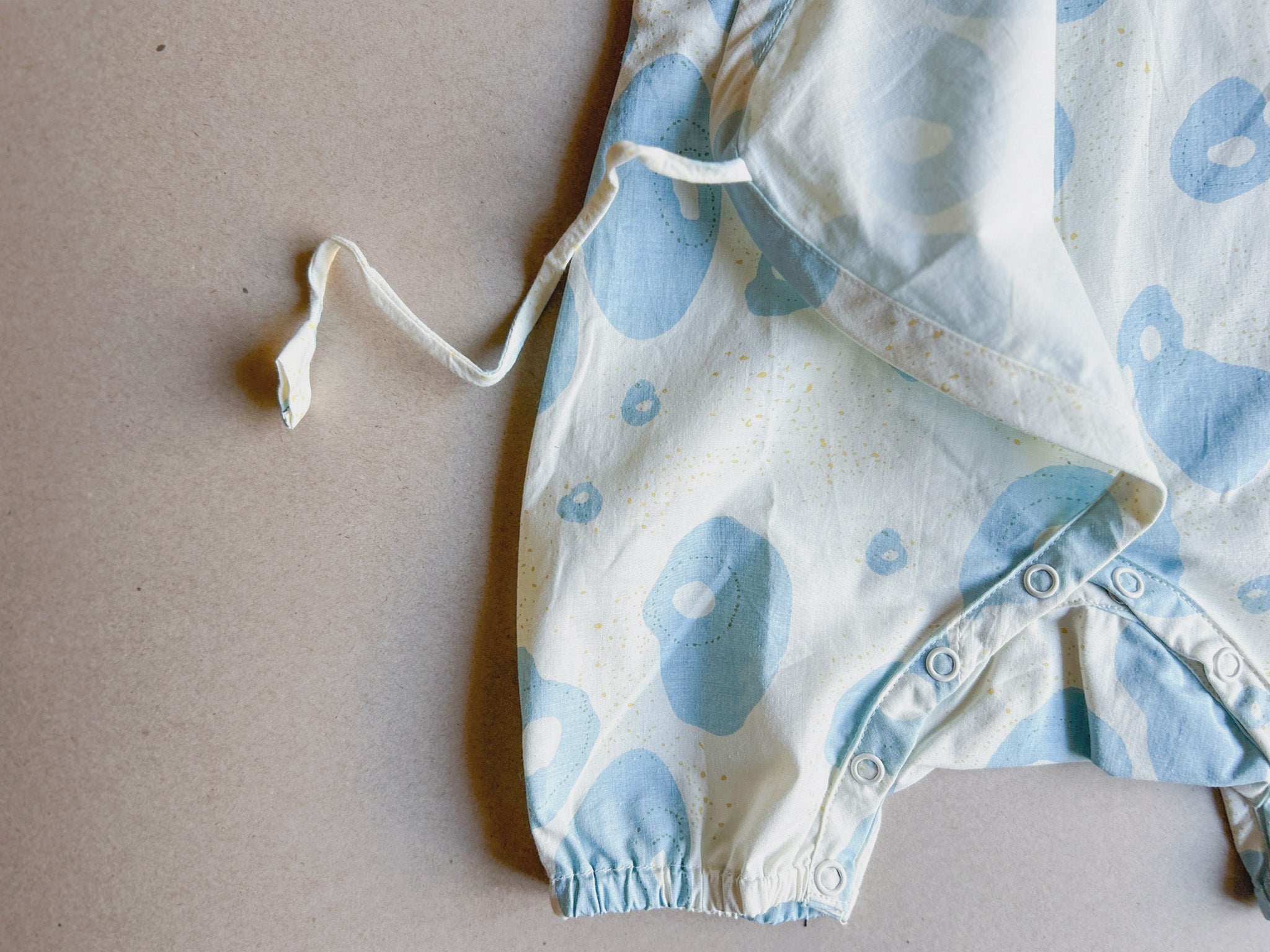 Flutter Blobs Poplin Romper