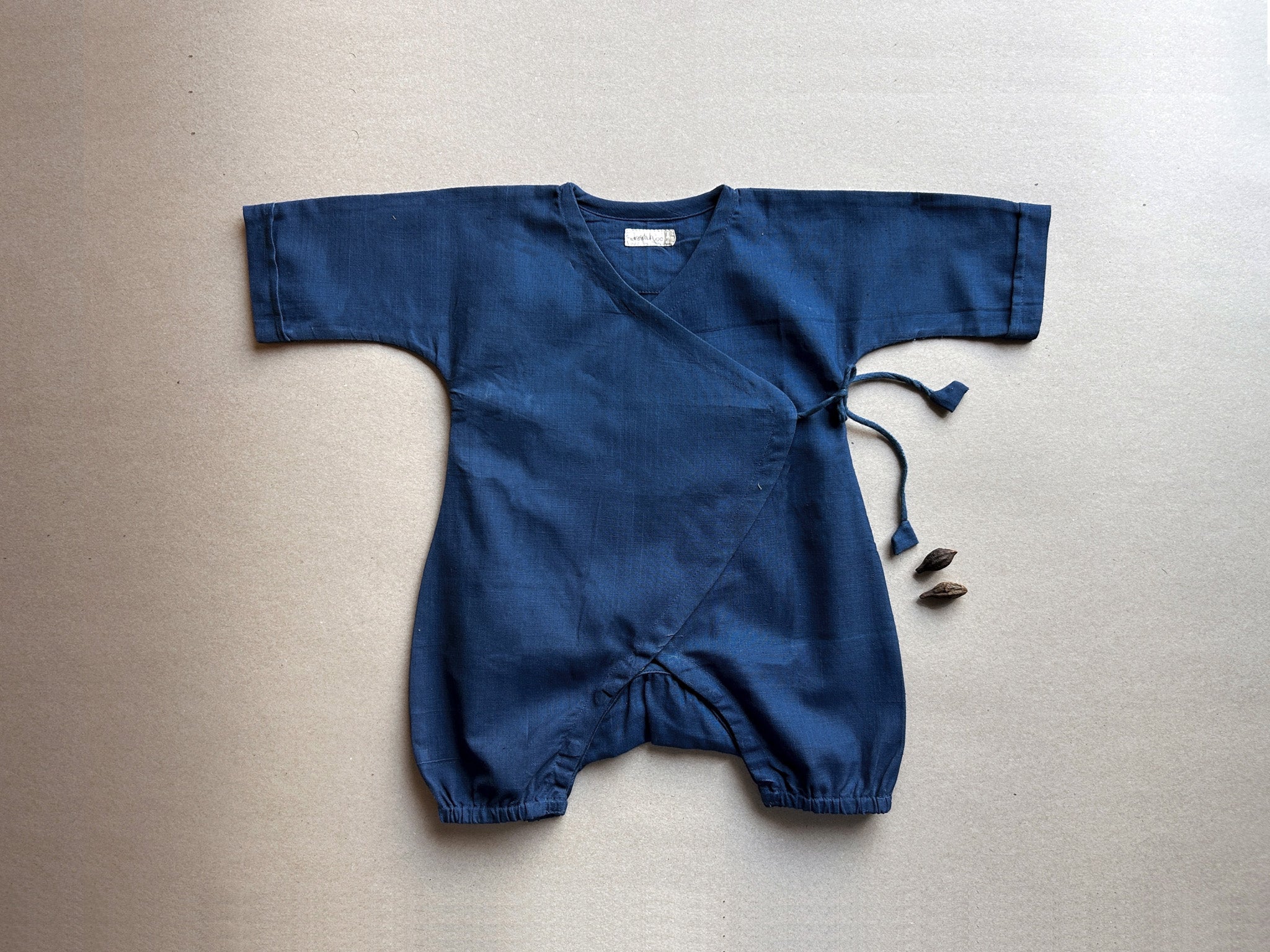 Neel Indigo Blue Baby Romper