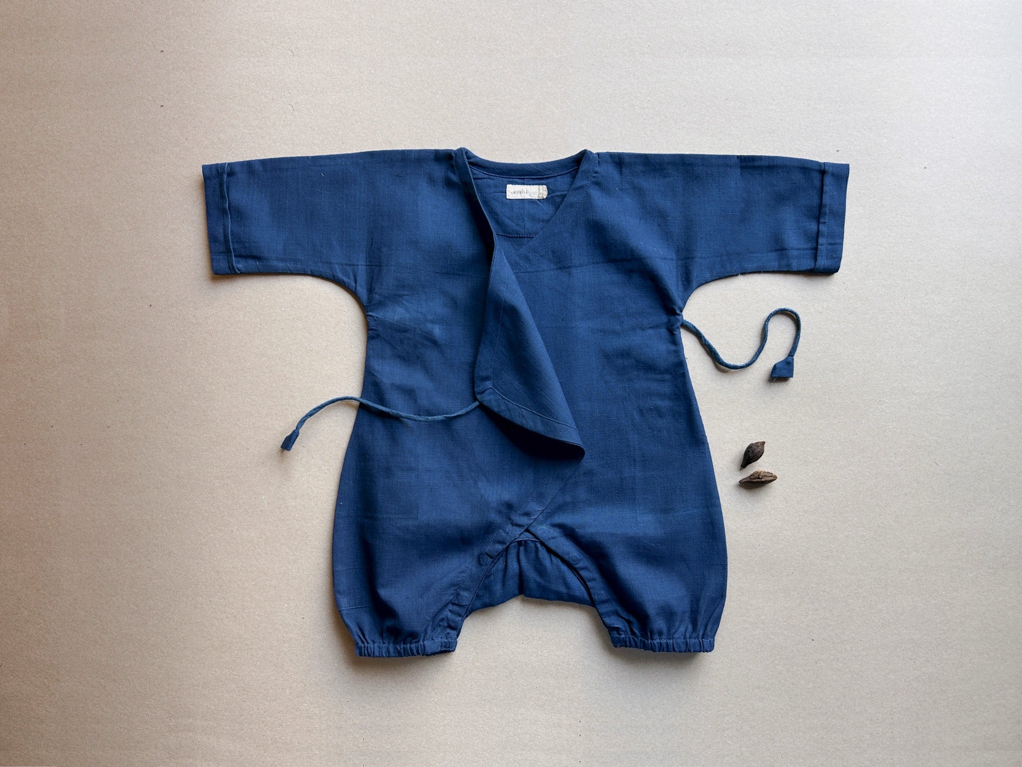 Neel Indigo Blue Baby Romper