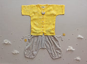 Magha- Yellow Drawstring Baby/Toddler Shirt and Pants Set