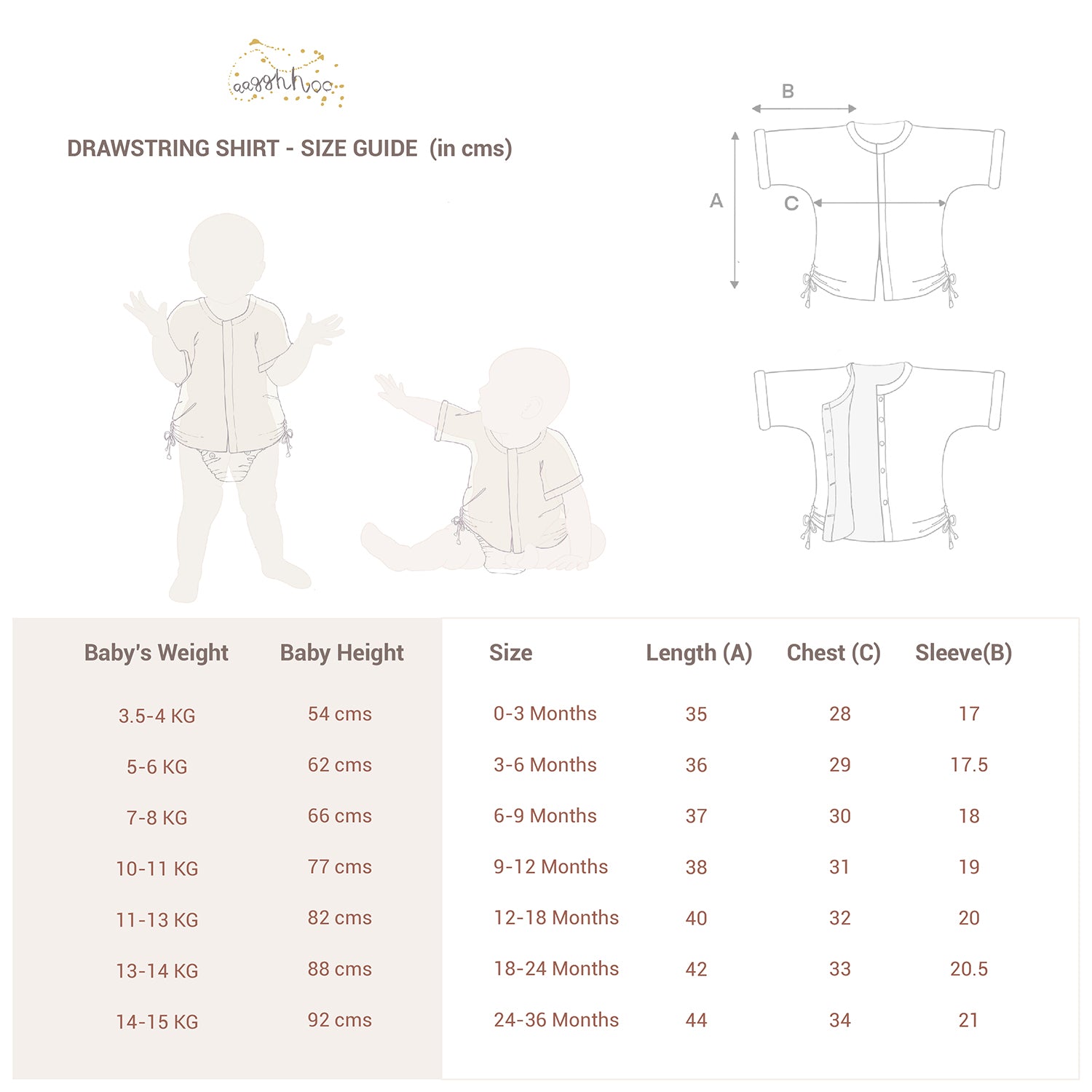 Magha- Yellow Drawstring Baby/Toddler Shirt and Pants Set
