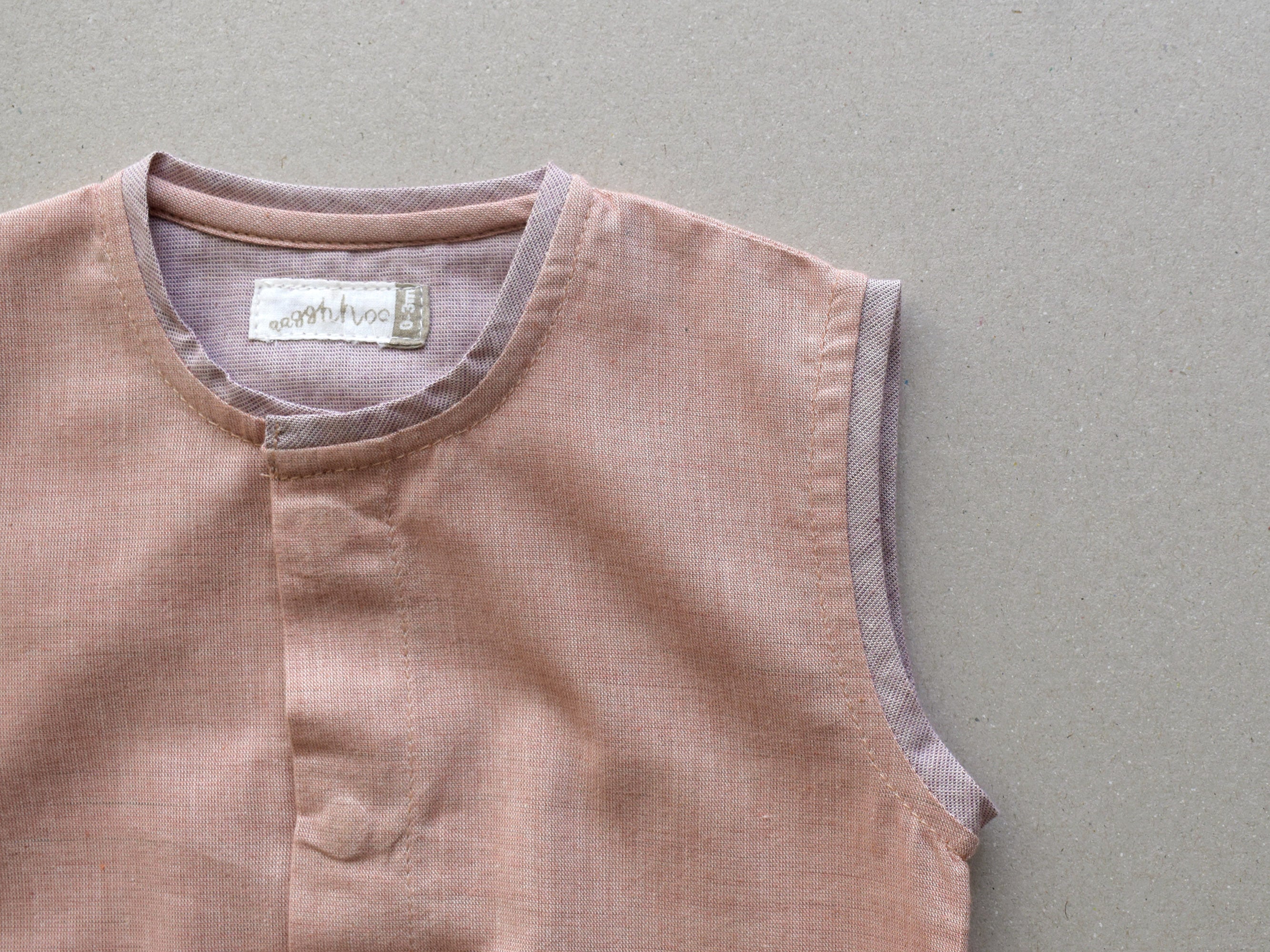 Dusky Rose Baby Onesie