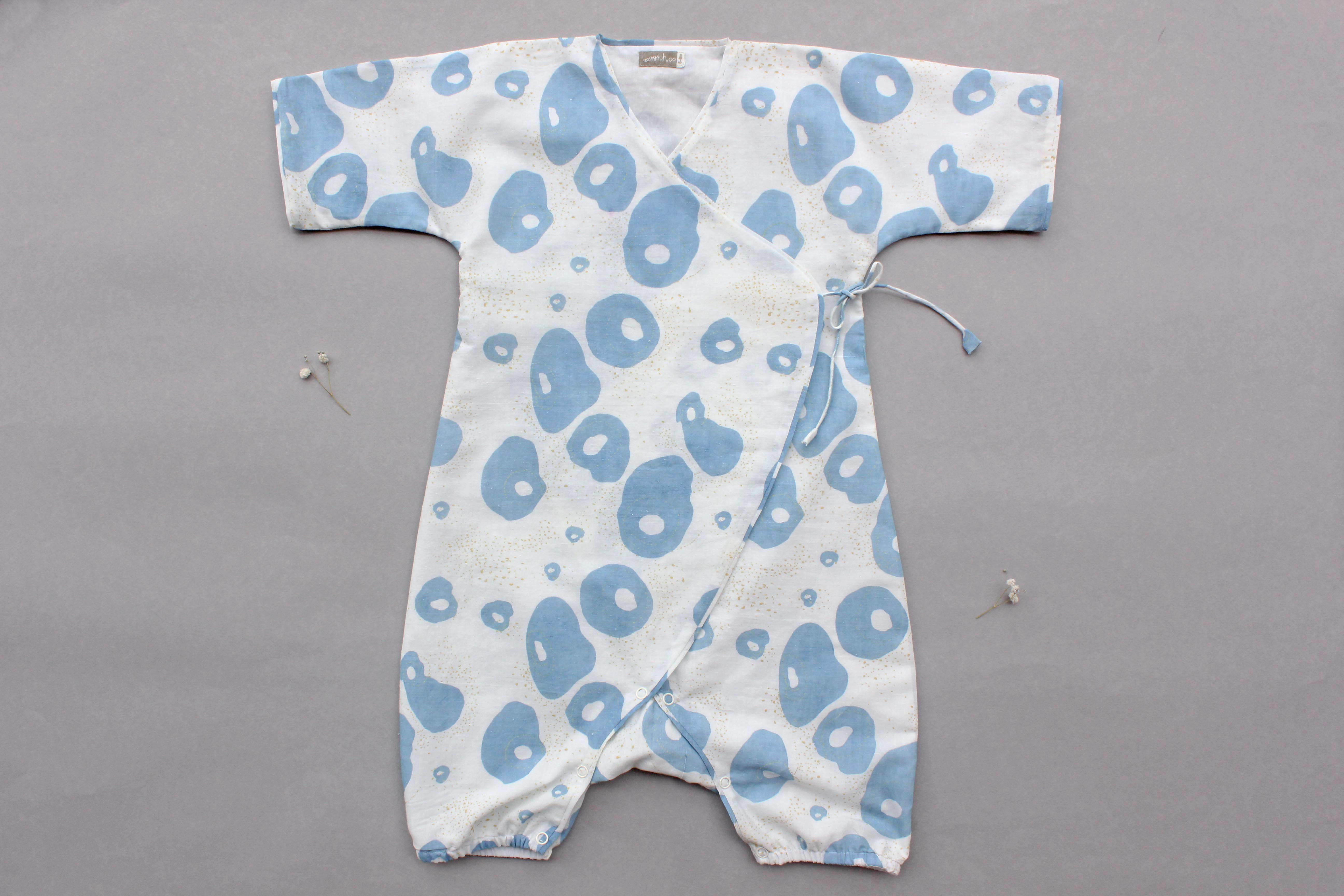 Flutter Blobs Baby Romper