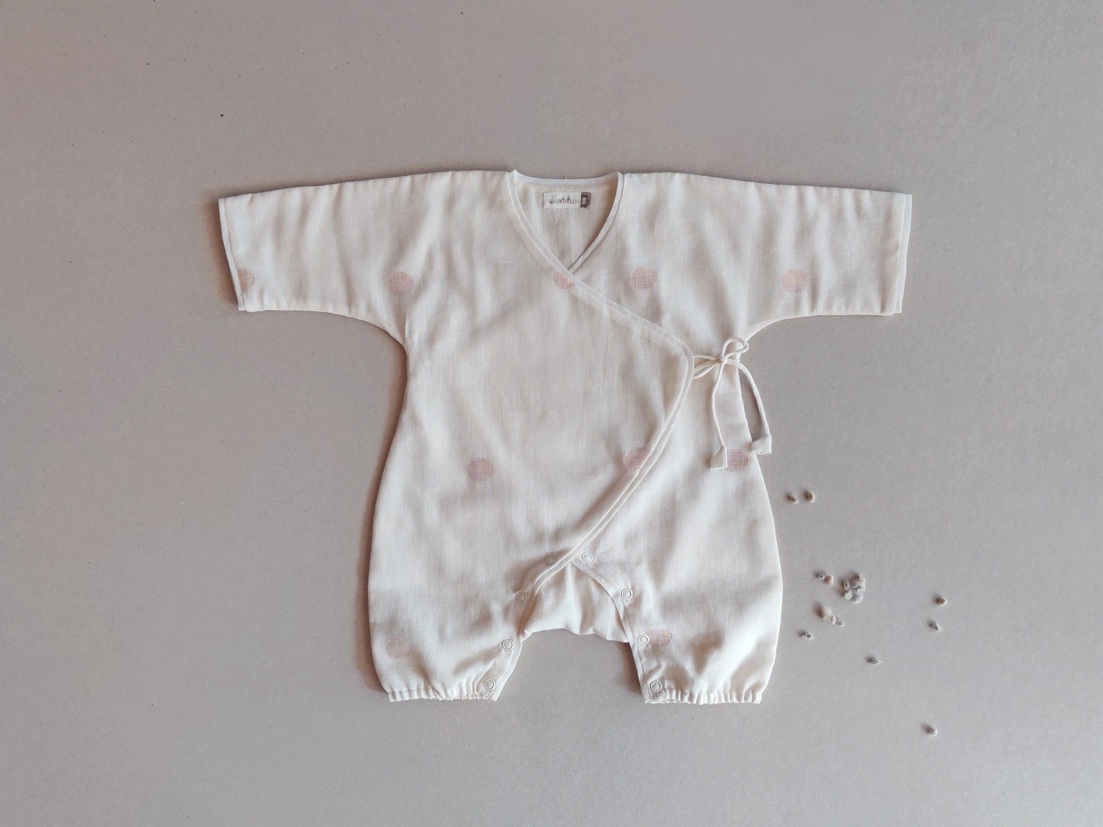 Festive Jamdani Baby Romper