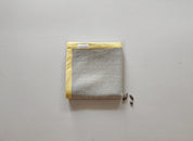 Vintage Sheep Wool Baby Blanket - Grey & Off White