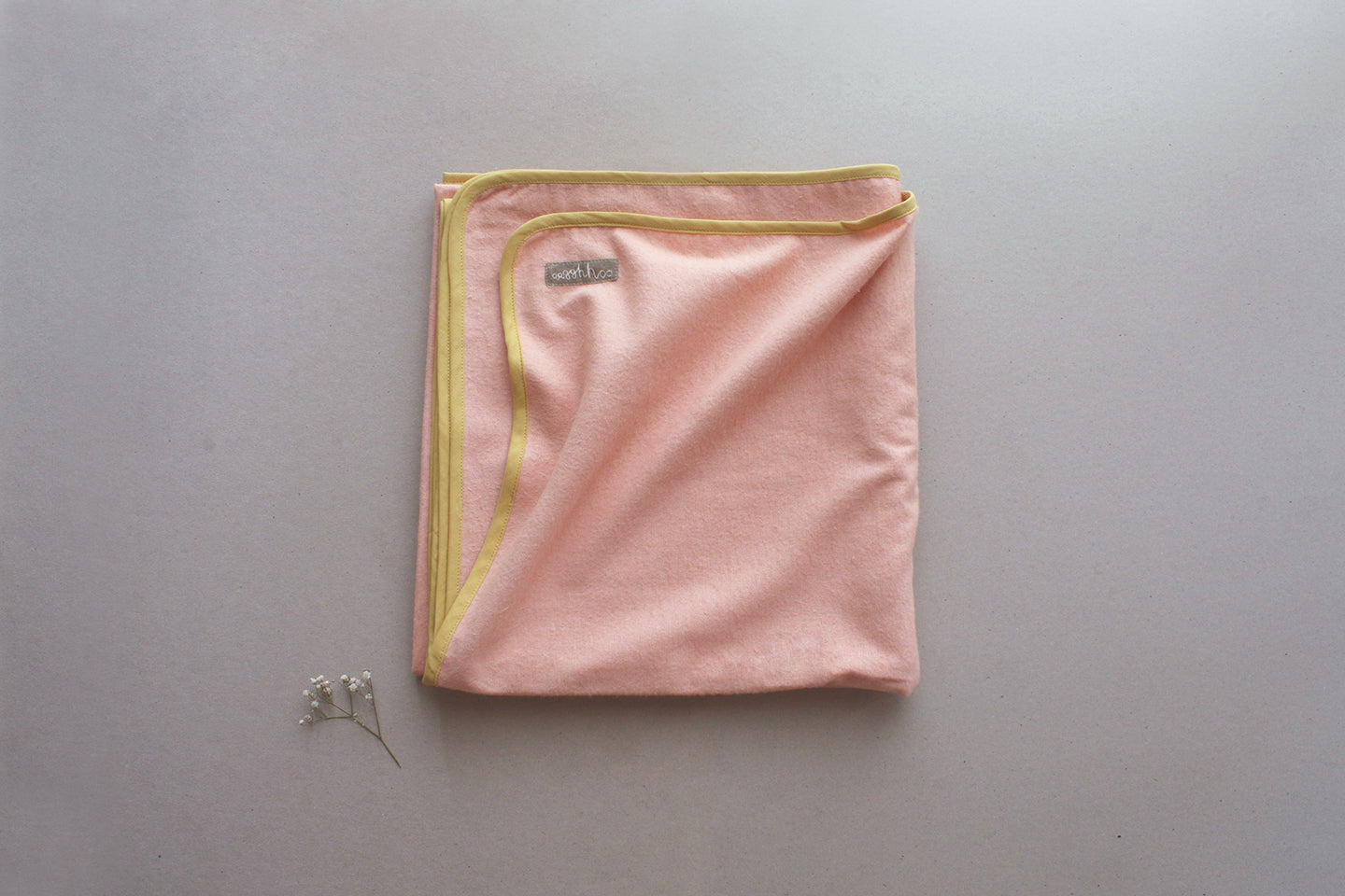 Pale Rose Cotton Flannel Baby/Toddler Blanket