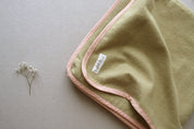 Leaf Green Cotton Flannel Baby/Toddler Blanket