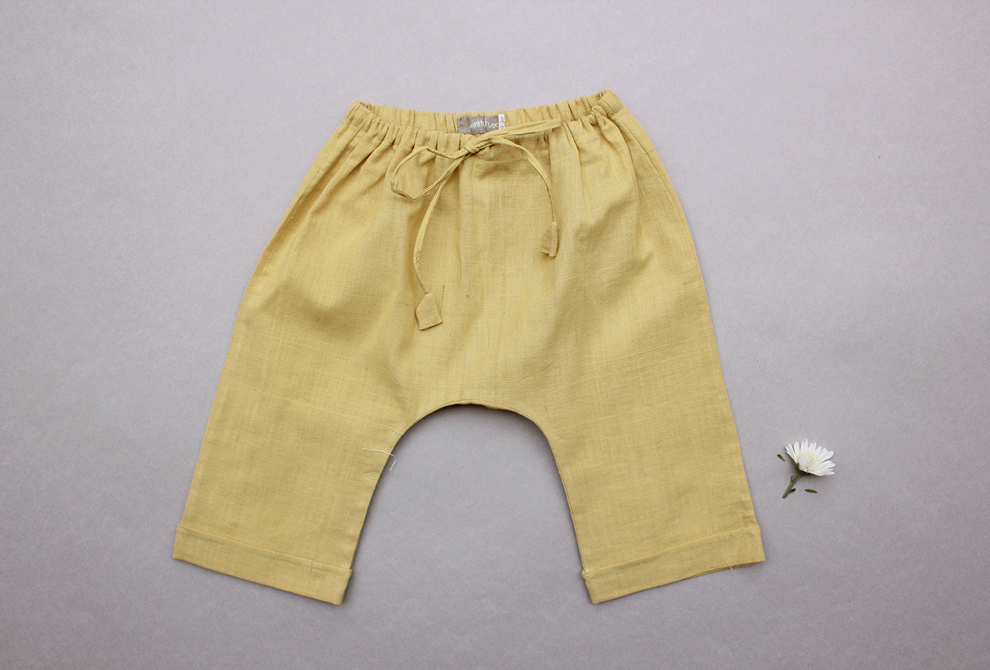 Sunshine Yellow String Baby Pants