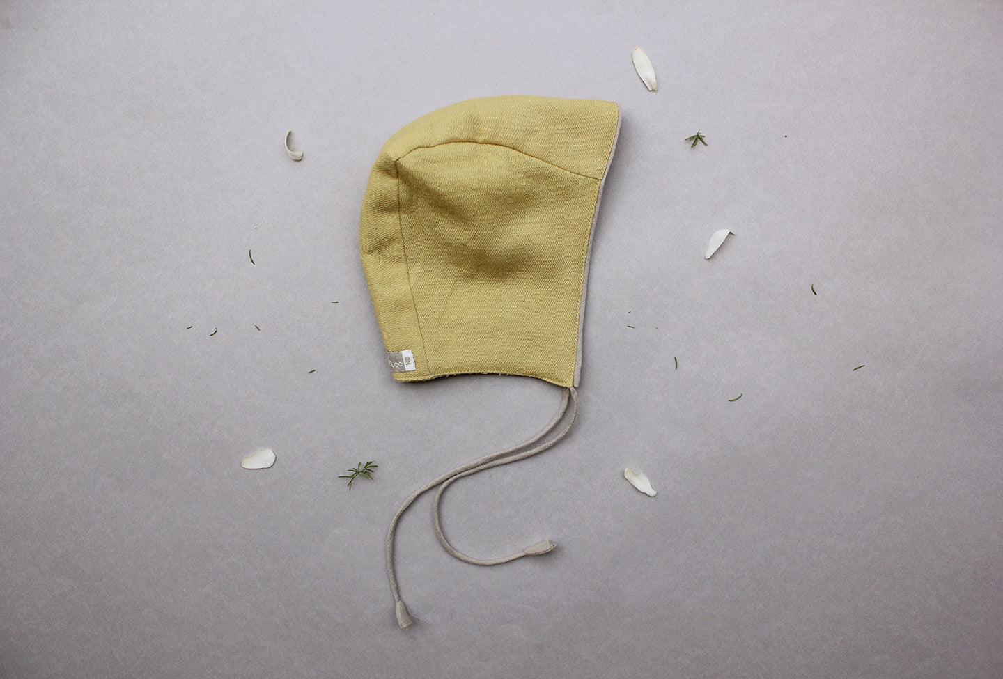 Tootling Minds Merino Wool Baby Cap - Yellow