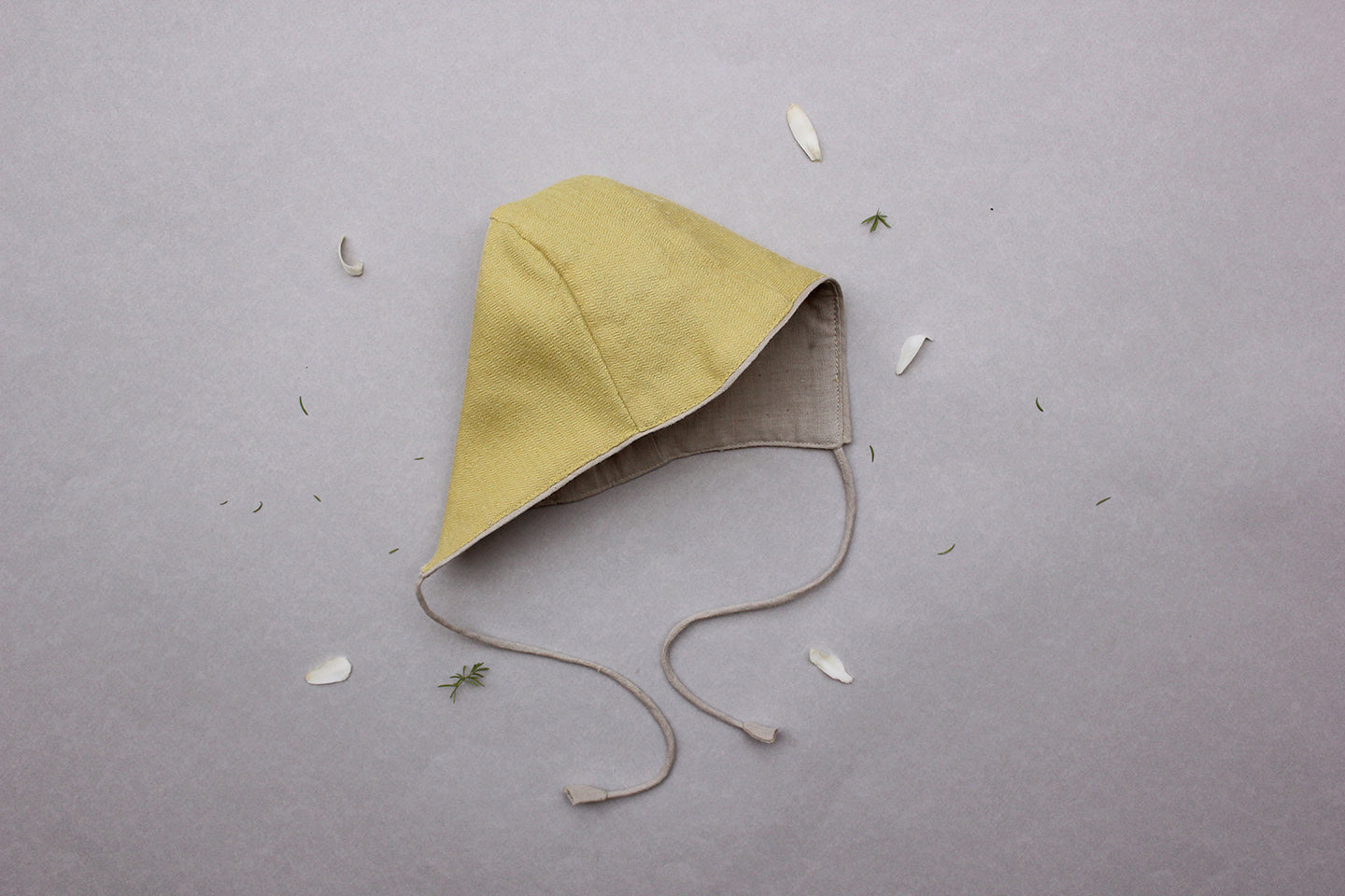Tootling Minds Merino Wool Baby Cap - Yellow