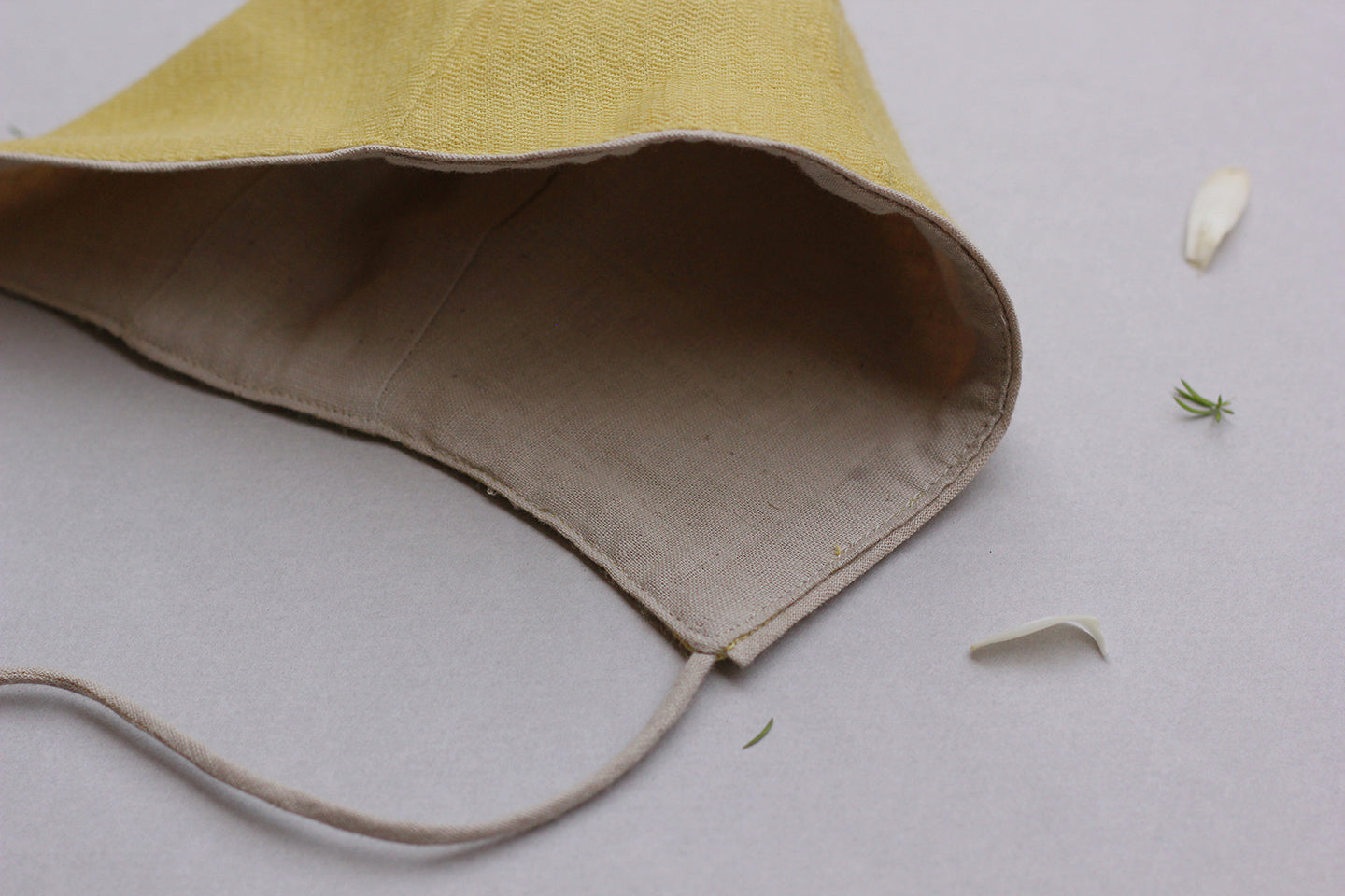 Tootling Minds Merino Wool Baby Cap - Yellow