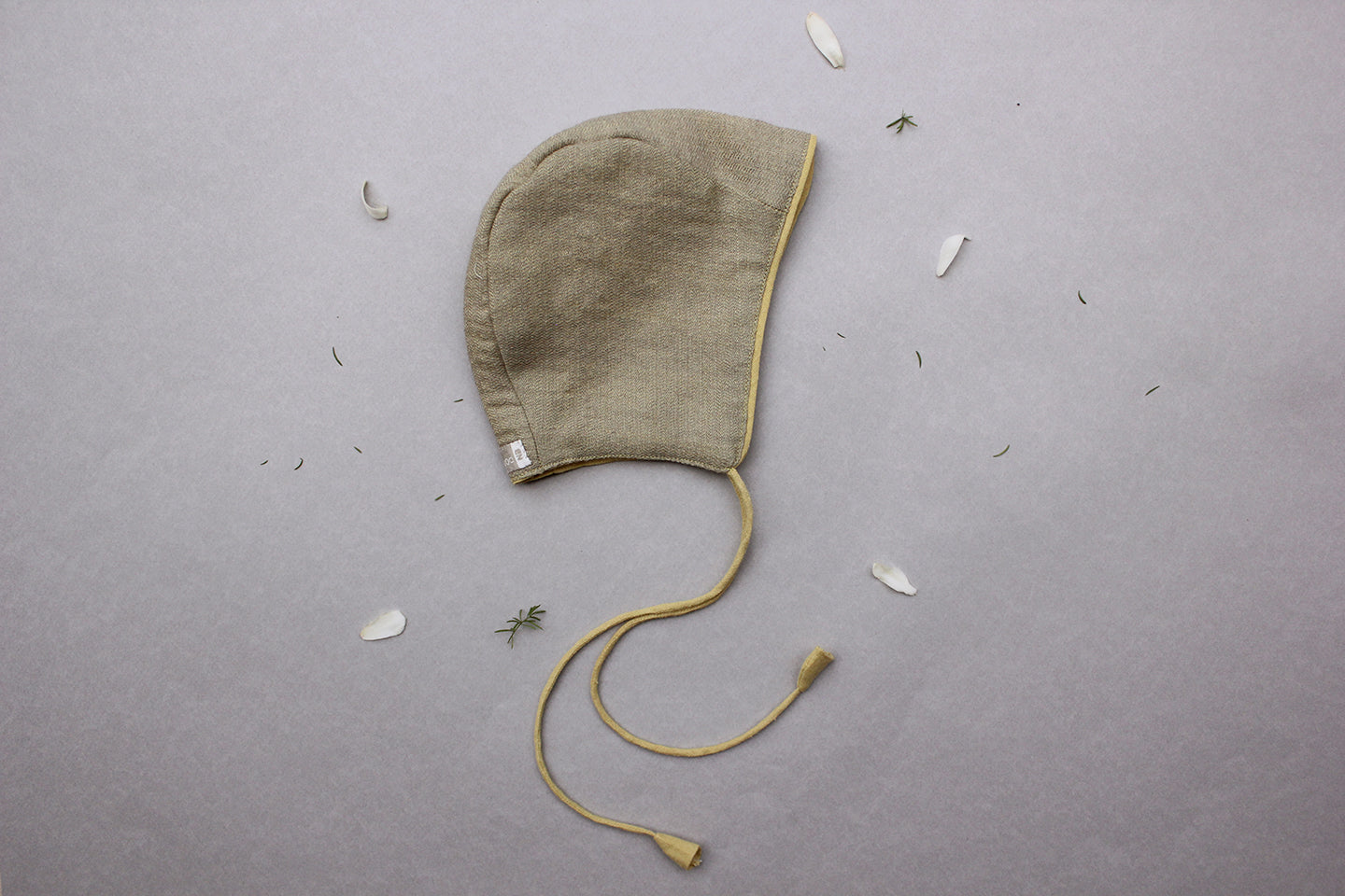 Tootling Minds Merino Wool Baby Cap - Olive