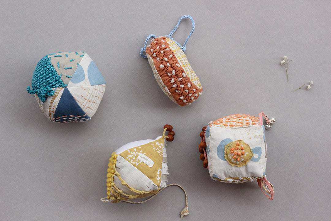 Happy Jingles – Zero-Waste Sensory Toys (Set of 4)