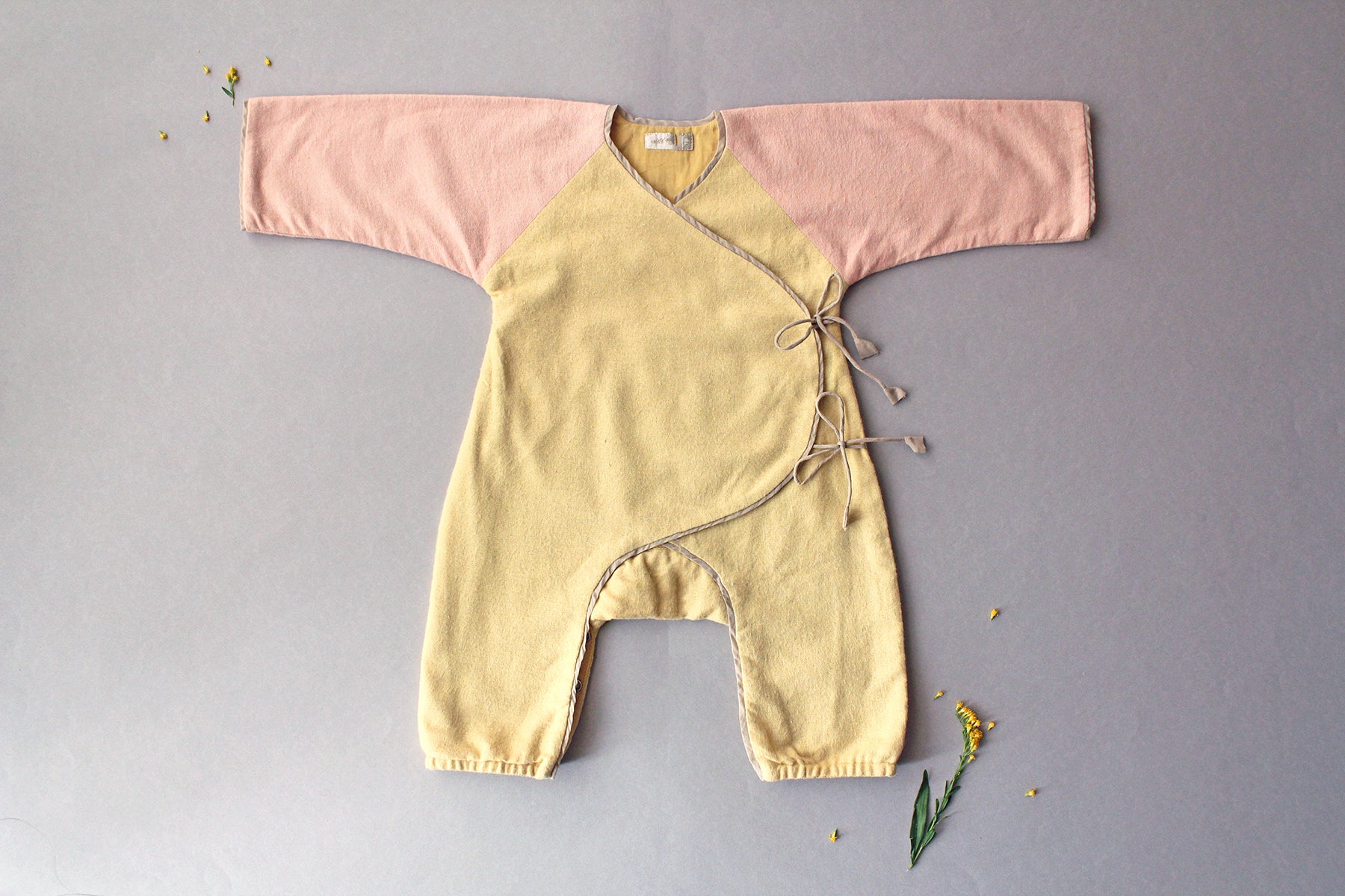 Warm Snuggle Winter BodySuit - Yellow