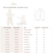 Puff-up Pleated Baby Pants