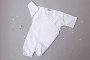 Milky White Baby Romper