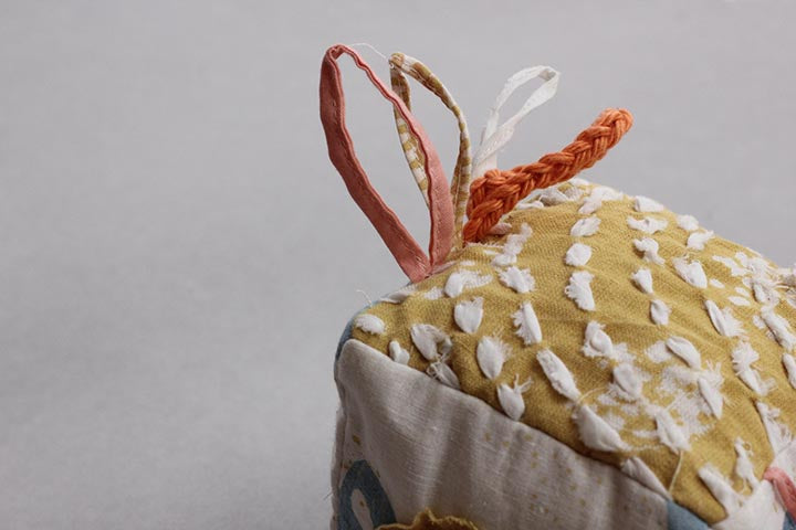 Organic & Natural Dye Print Baby Jhablas + Toy - Newborn Baby Homecoming Gift Bundle - Set of 3
